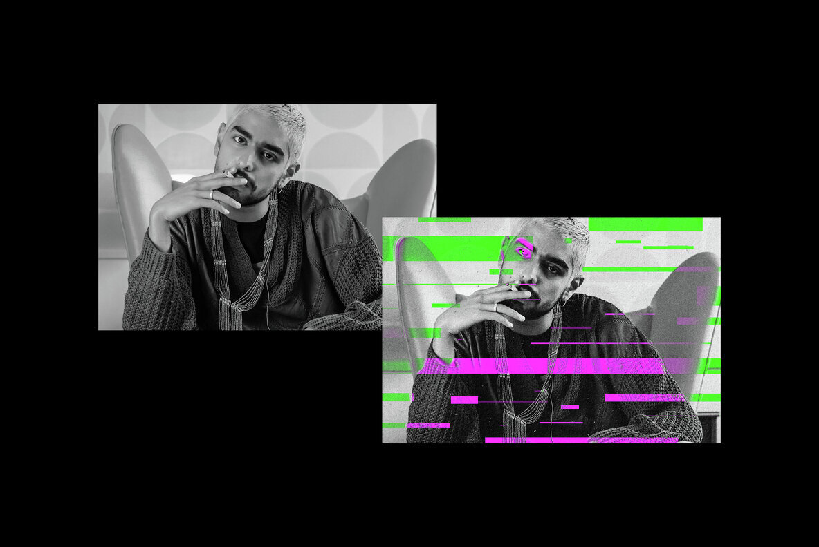 Inversion Glitch Photo Effect 2