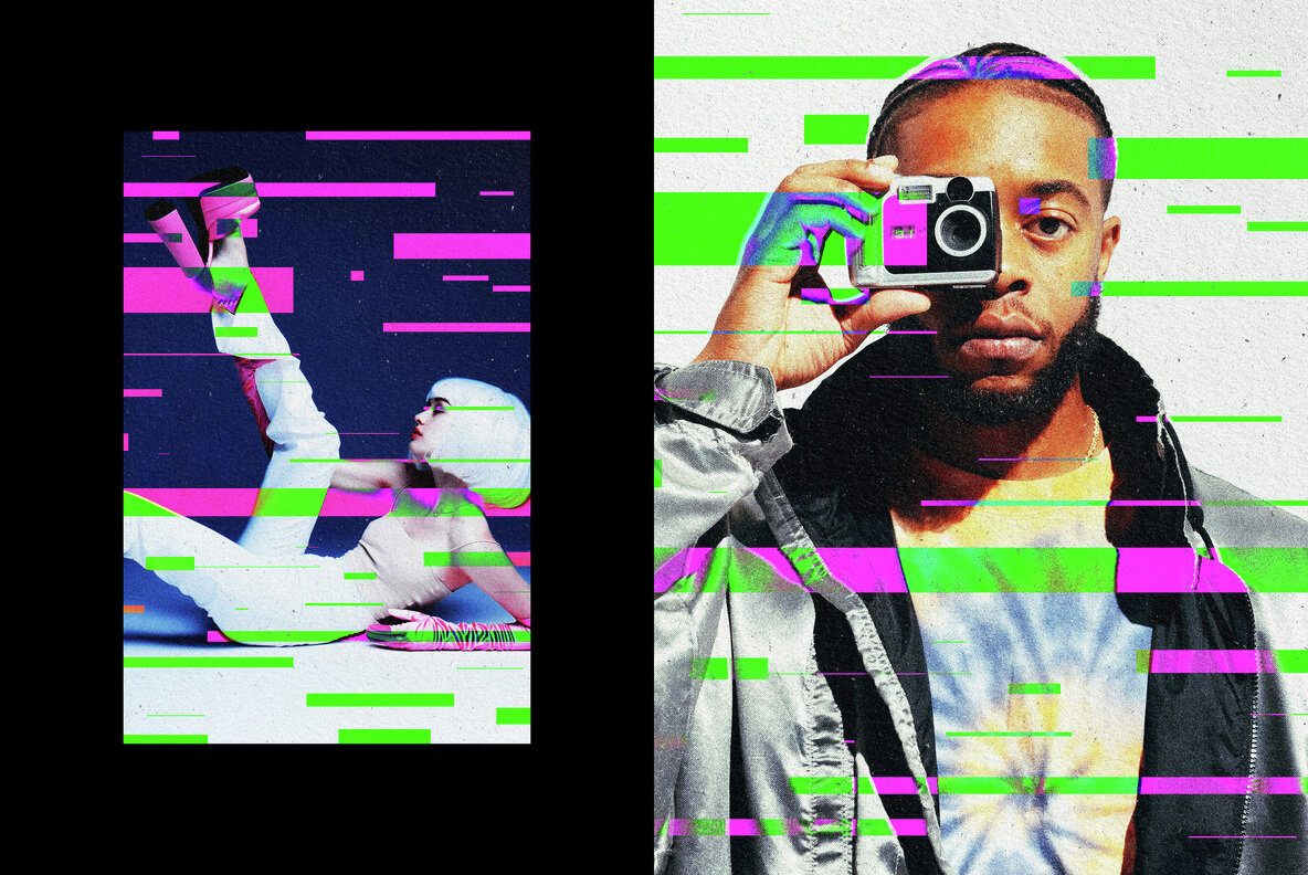 Inversion Glitch Photo Effect 4