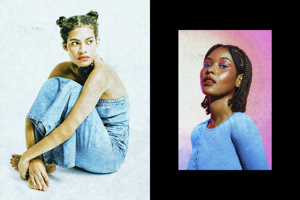 Vintage Print Photo Template 2