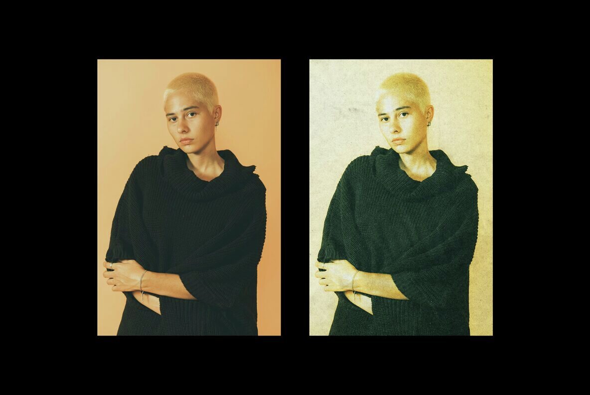 Vintage Print Photo Template 4