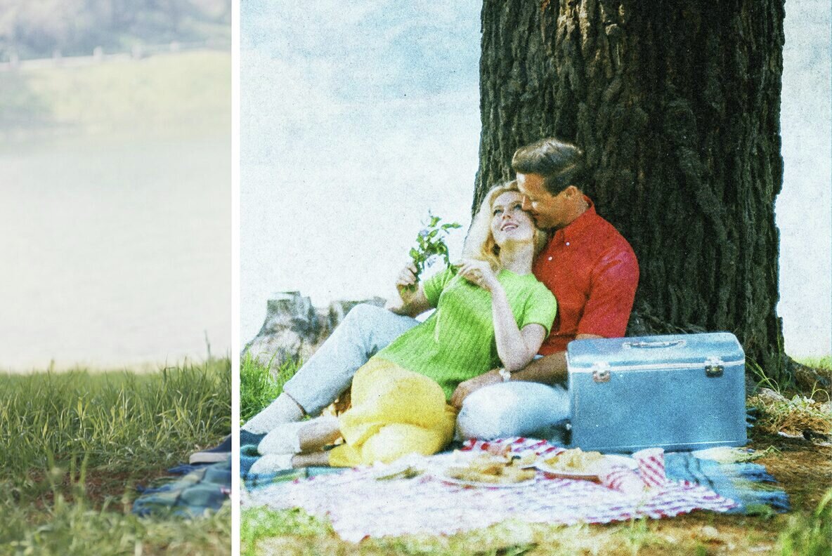 Vintage Print Photo Template 5