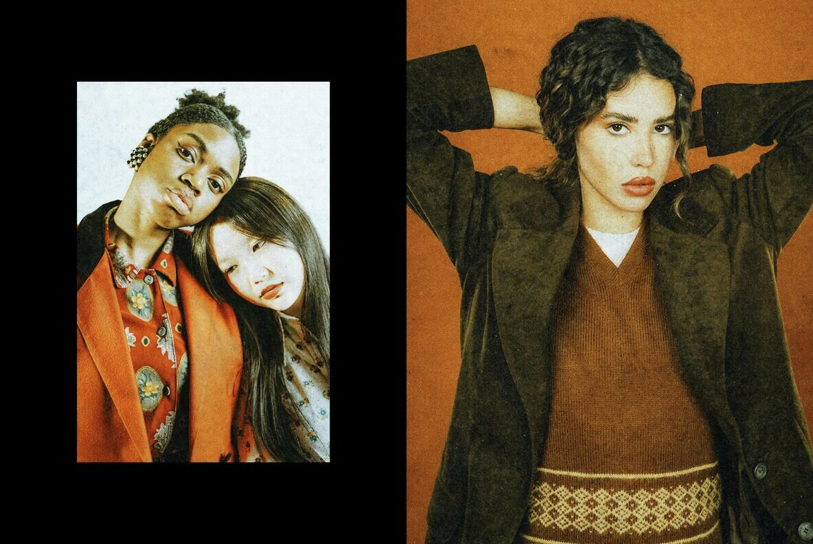 Vintage Print Photo Template 6