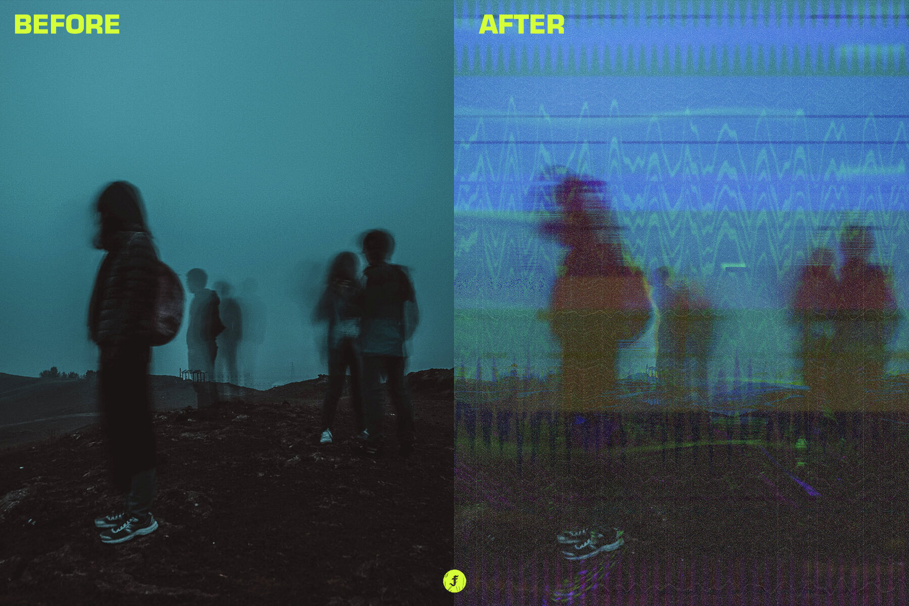 Bad Signal Photo Effect 7