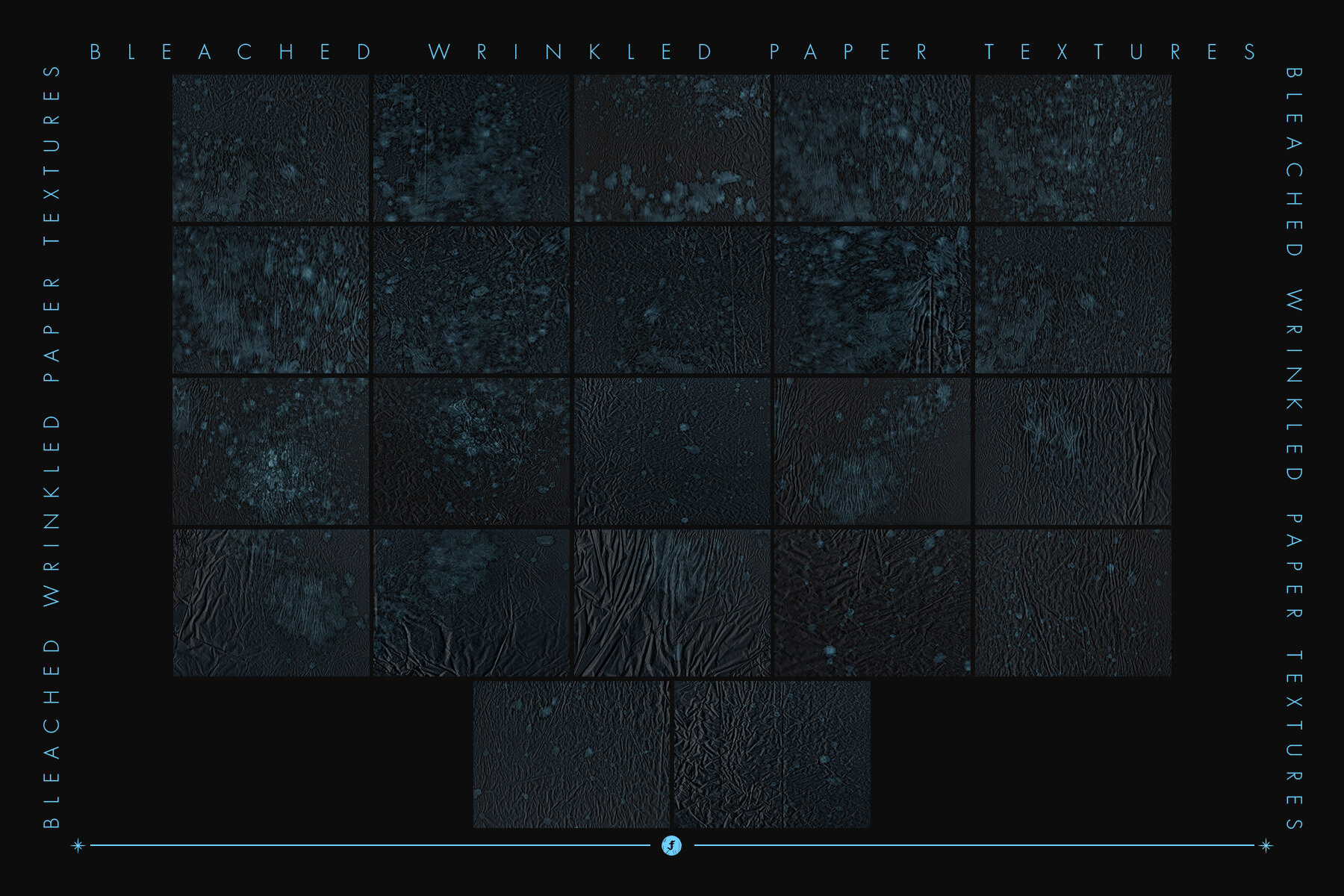 Bleached Black Paper Textures 5
