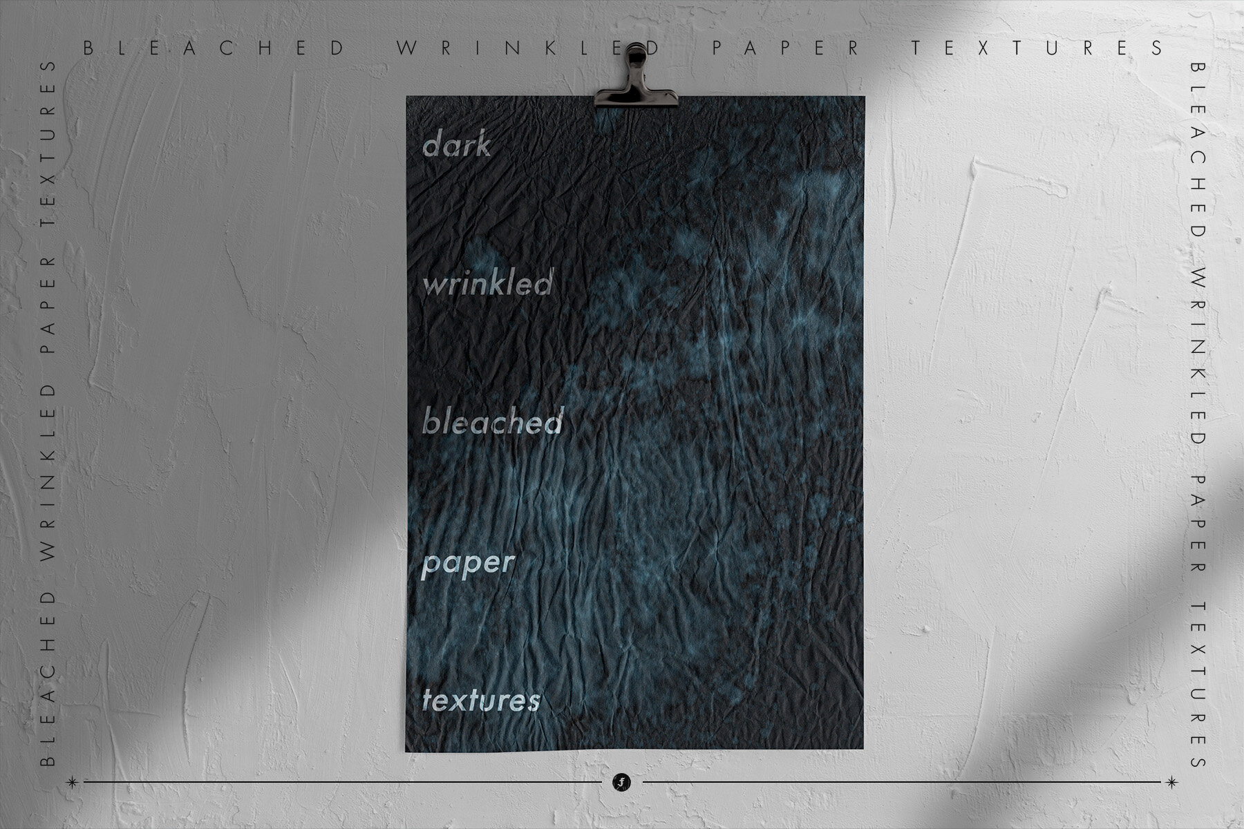 Bleached Black Paper Textures 8