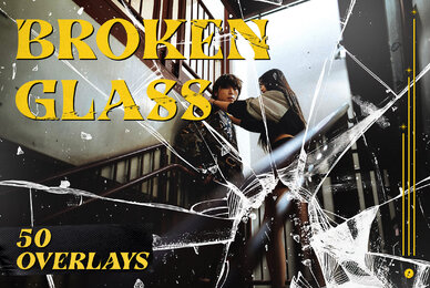 Broken Glass Overlays