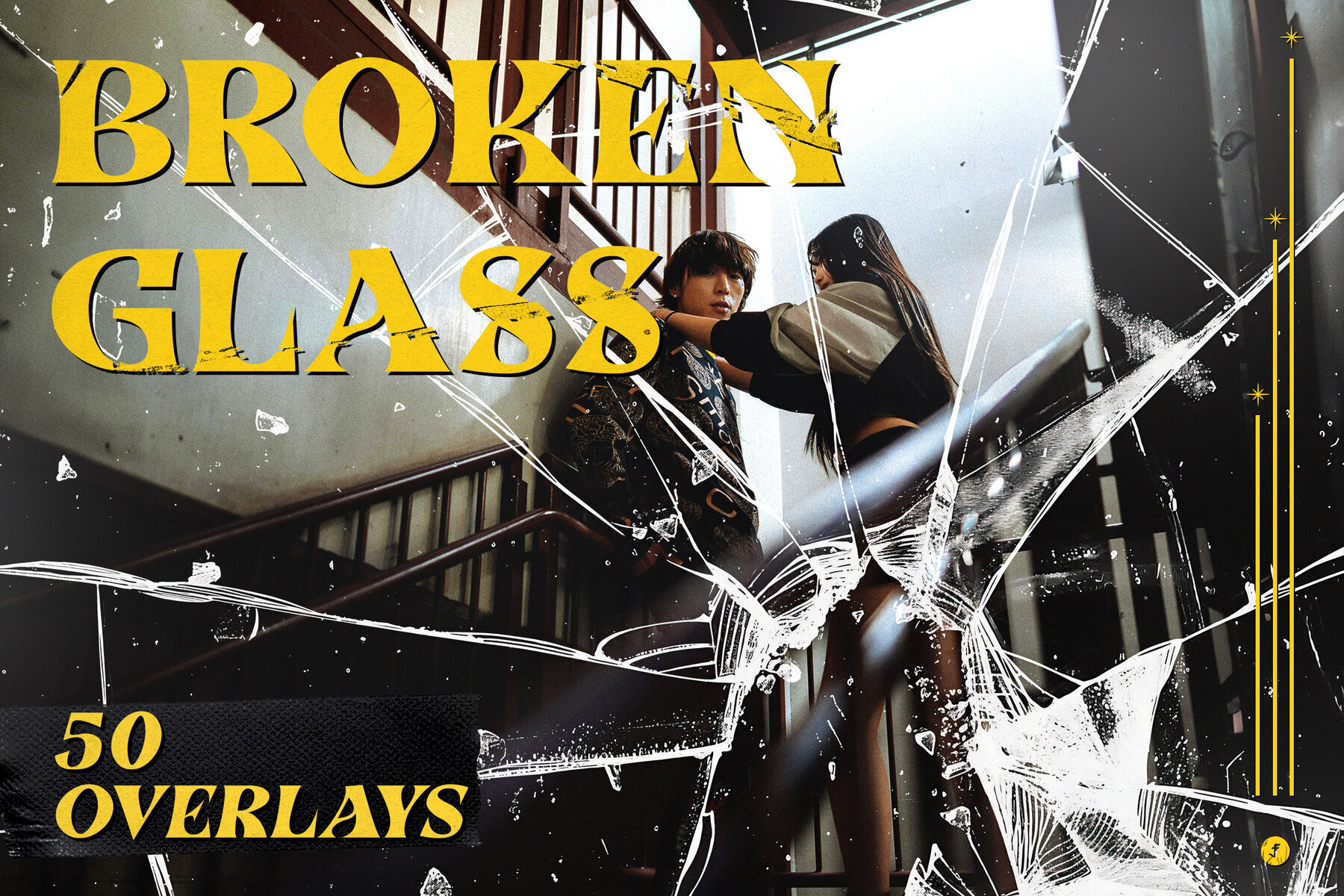 Broken Glass Overlays 1