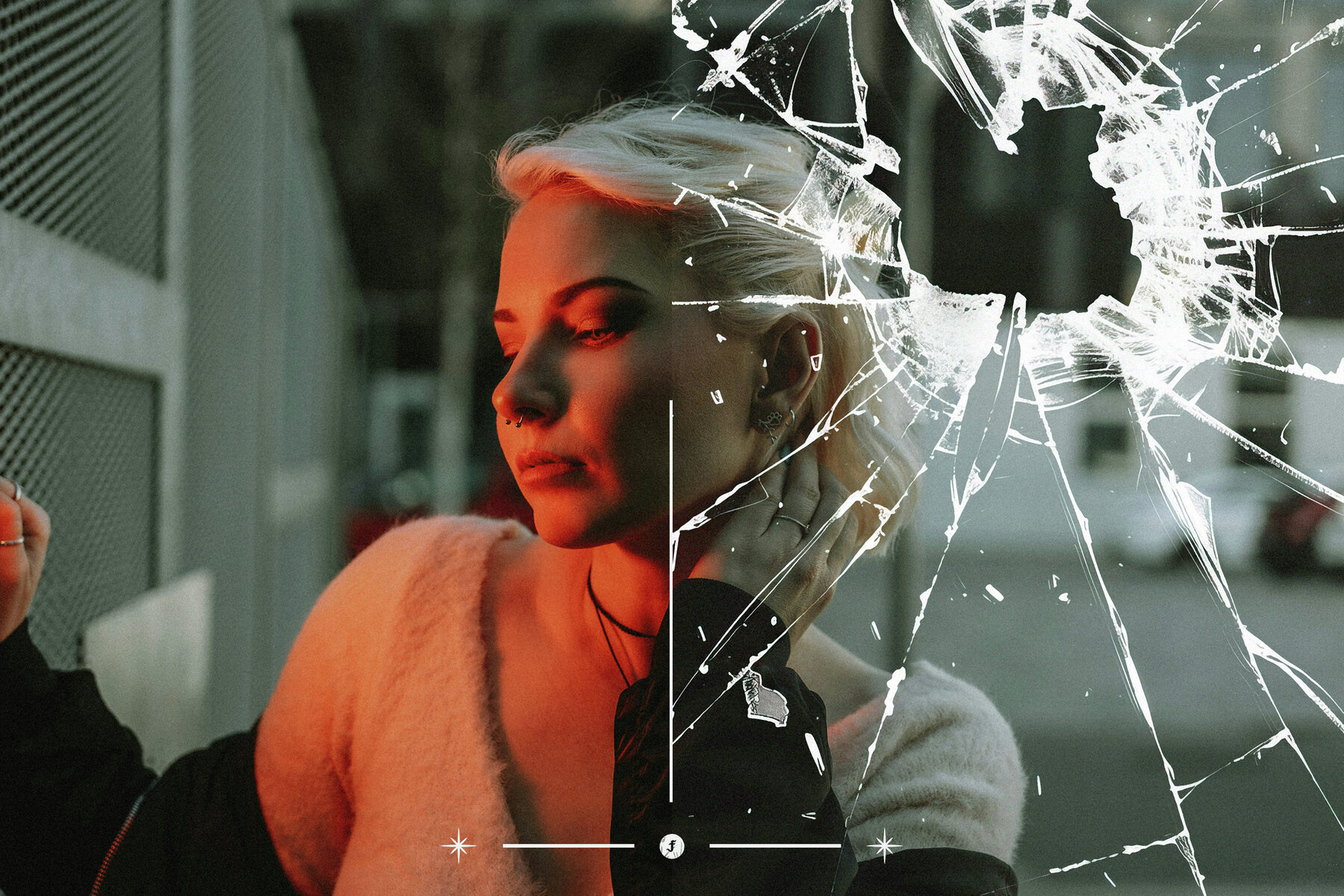 Broken Glass Overlays 5