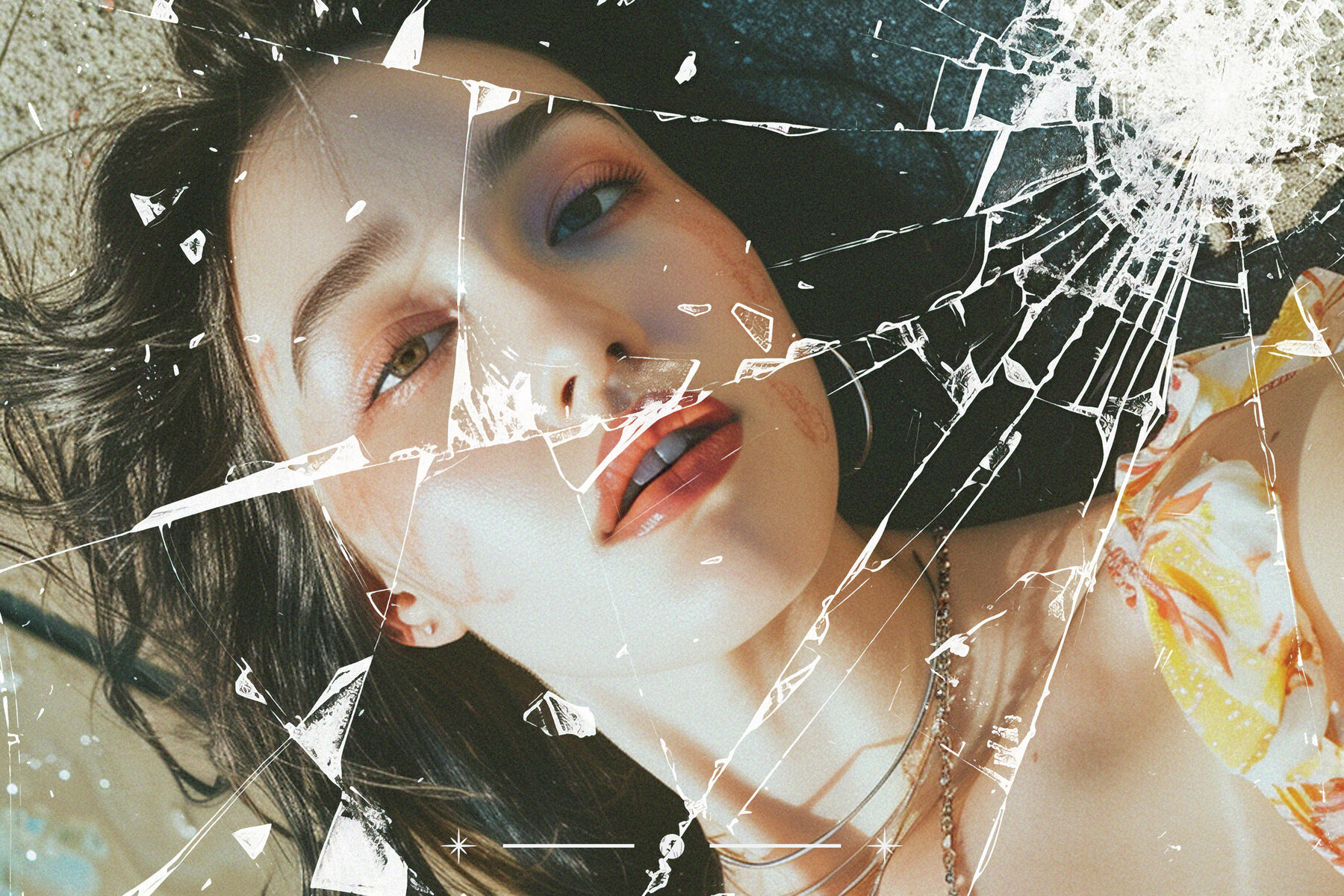 Broken Glass Overlays 9