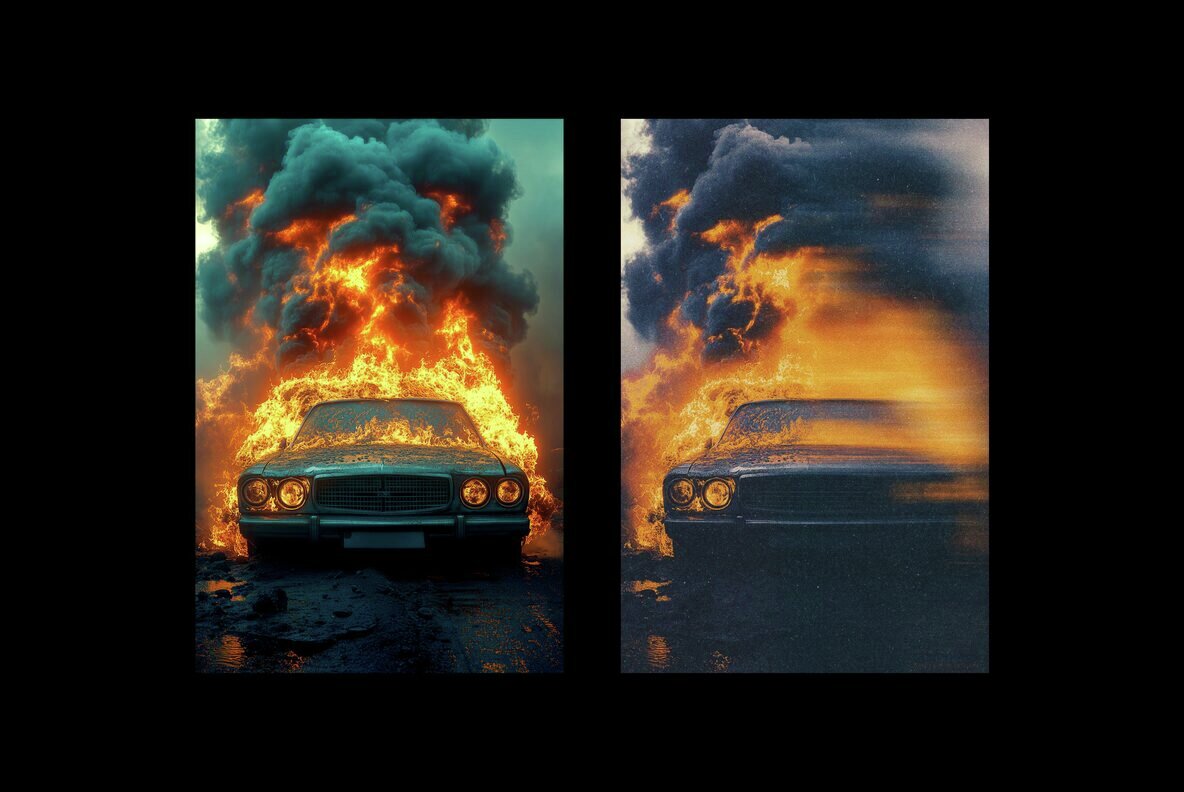 Blurred Cinematic Photo Template 4