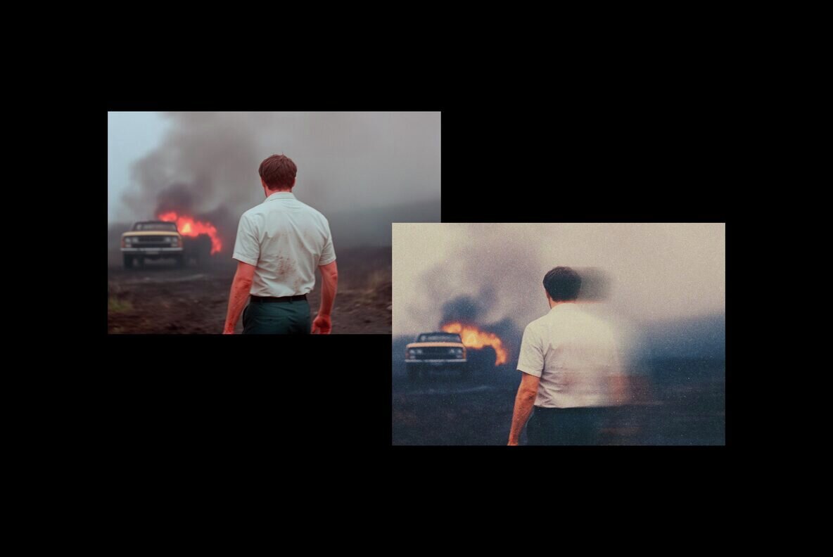 Blurred Cinematic Photo Template 5