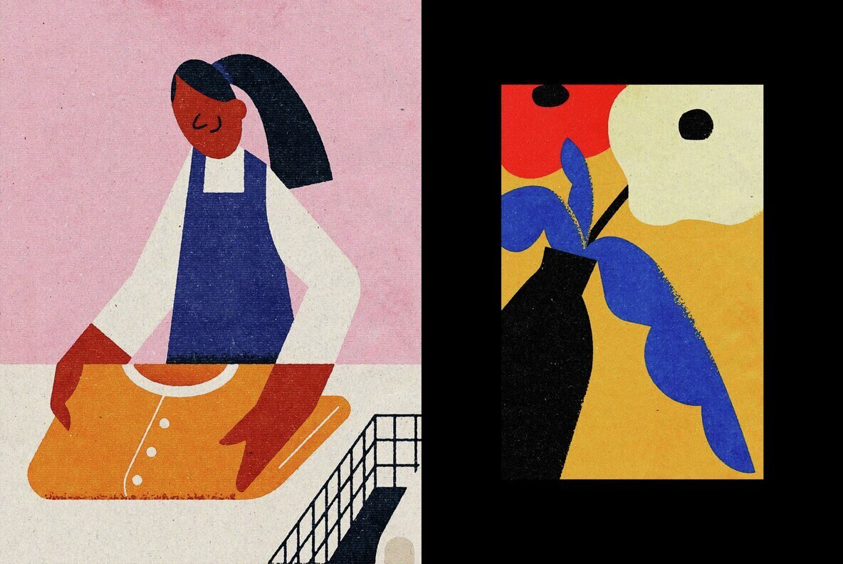 Rough Print Effect 2