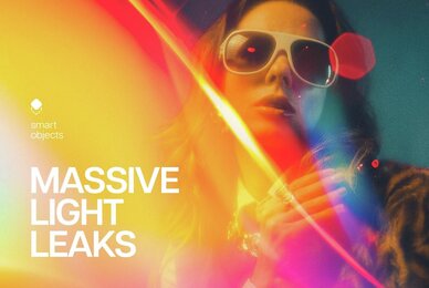 Massive Light Leak Overlays