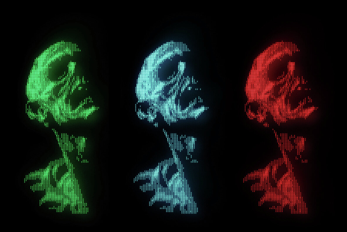 Analog Retro Futuristic Monitor Effect 2