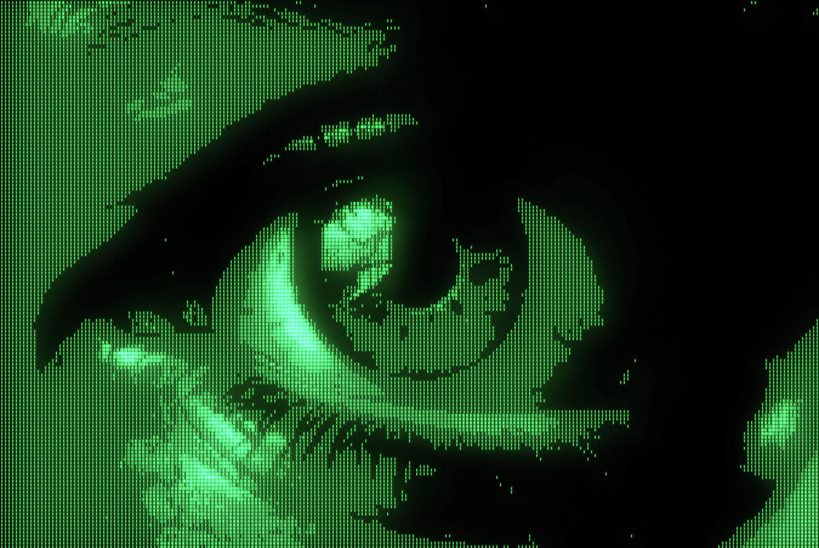 Analog Retro Futuristic Monitor Effect 5