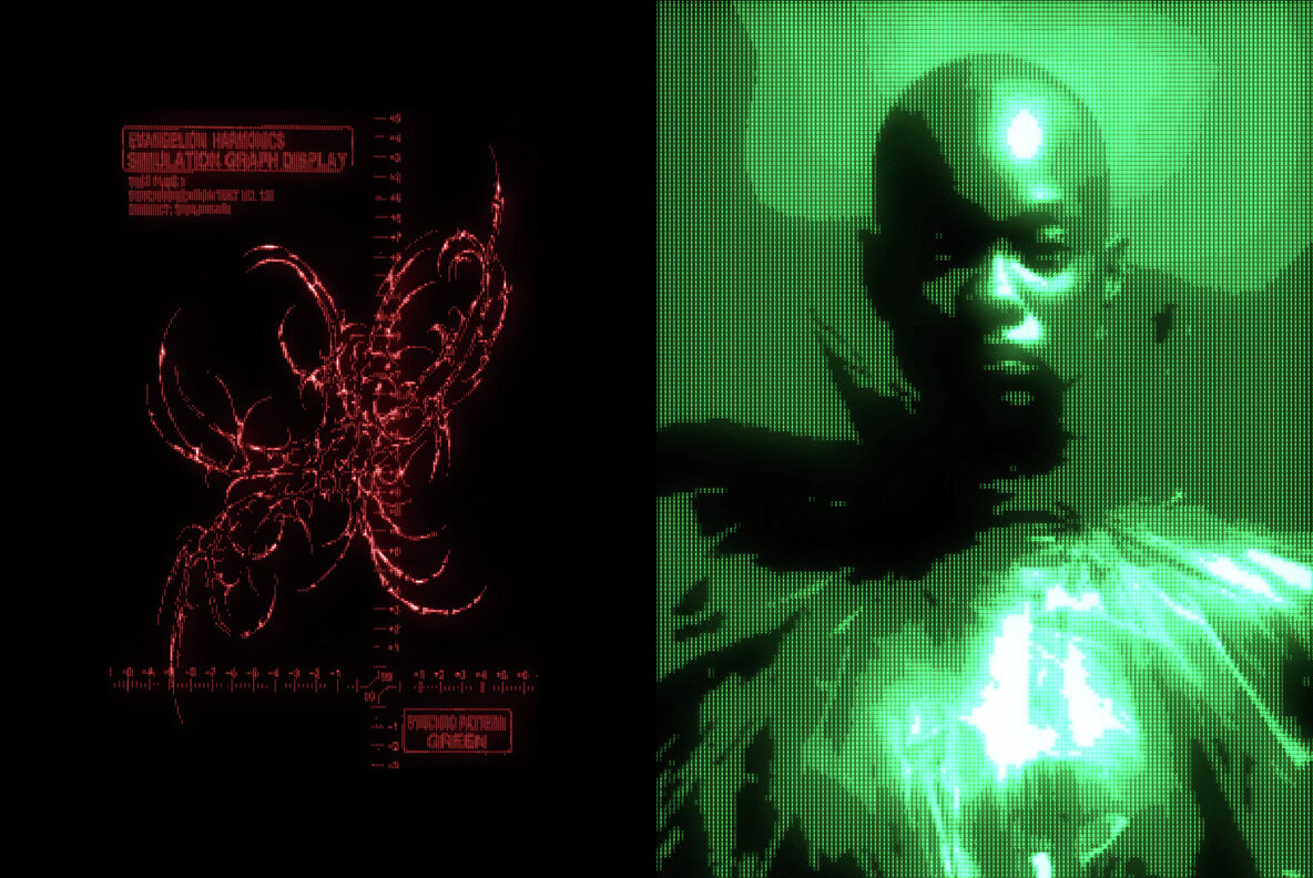 Analog Retro Futuristic Monitor Effect 6