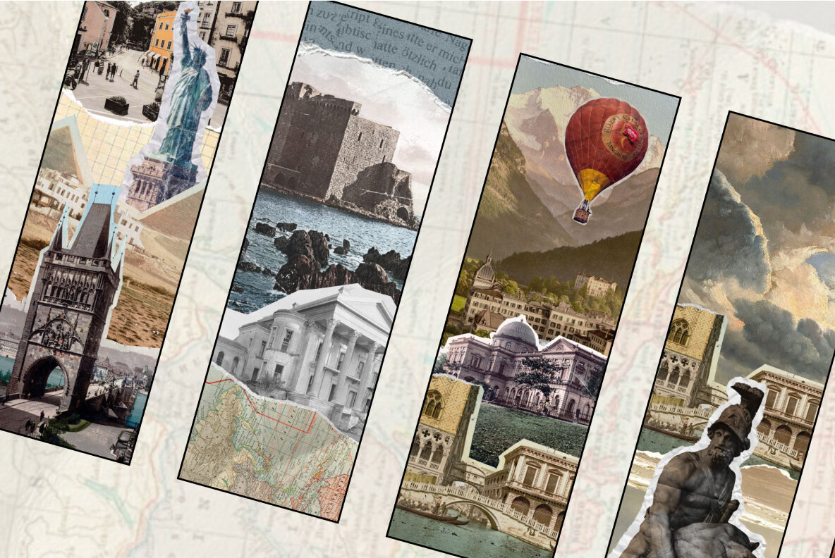 Retro scrapbook bookmarks 2