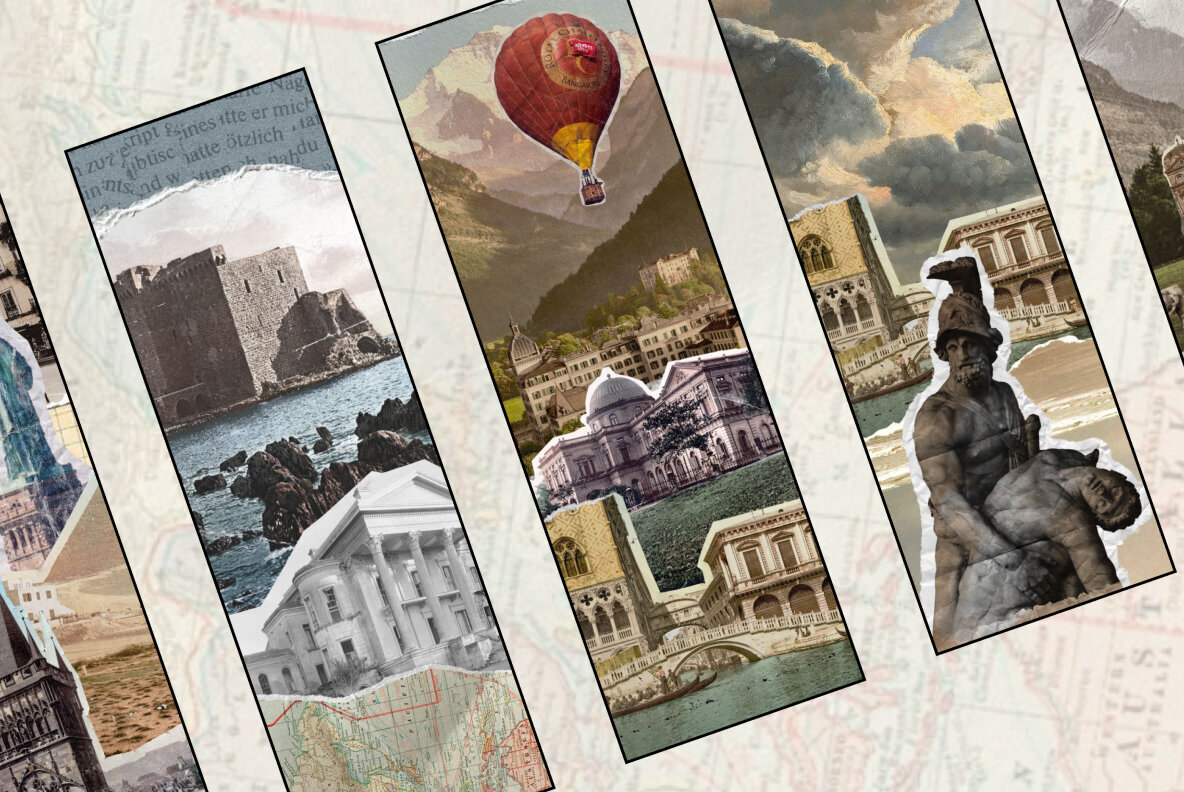 Retro scrapbook bookmarks 3