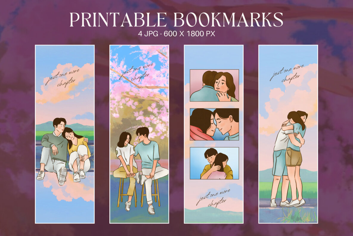 Anime Printable Bookmarks