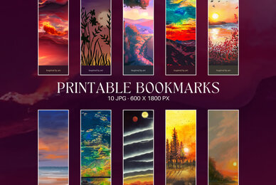 Picturesque Bookmark Printable