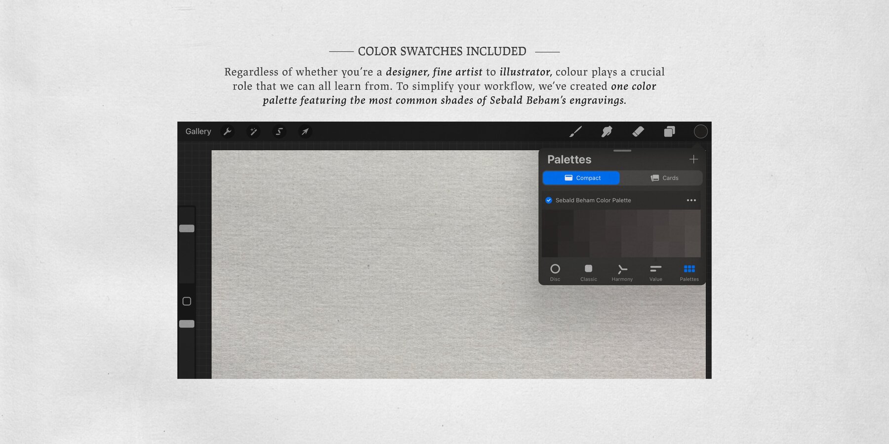Hans Sebald Beham Procreate Kit 7