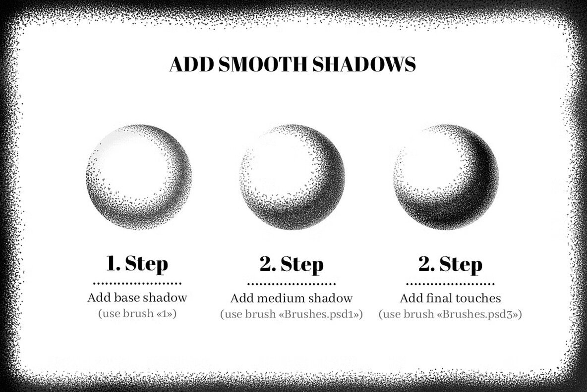 Stipple Master Photoshop Brushes 3