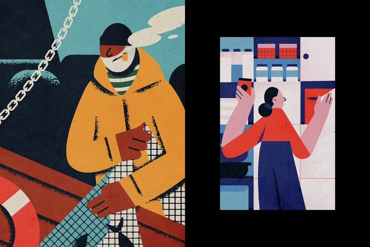 Distressed Printer Effect 2