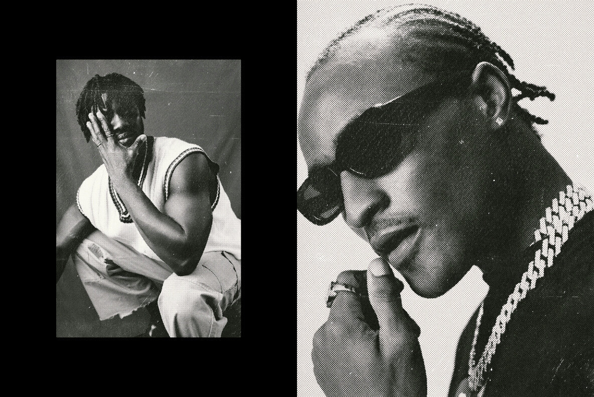 Retro Paper Photo Template 4