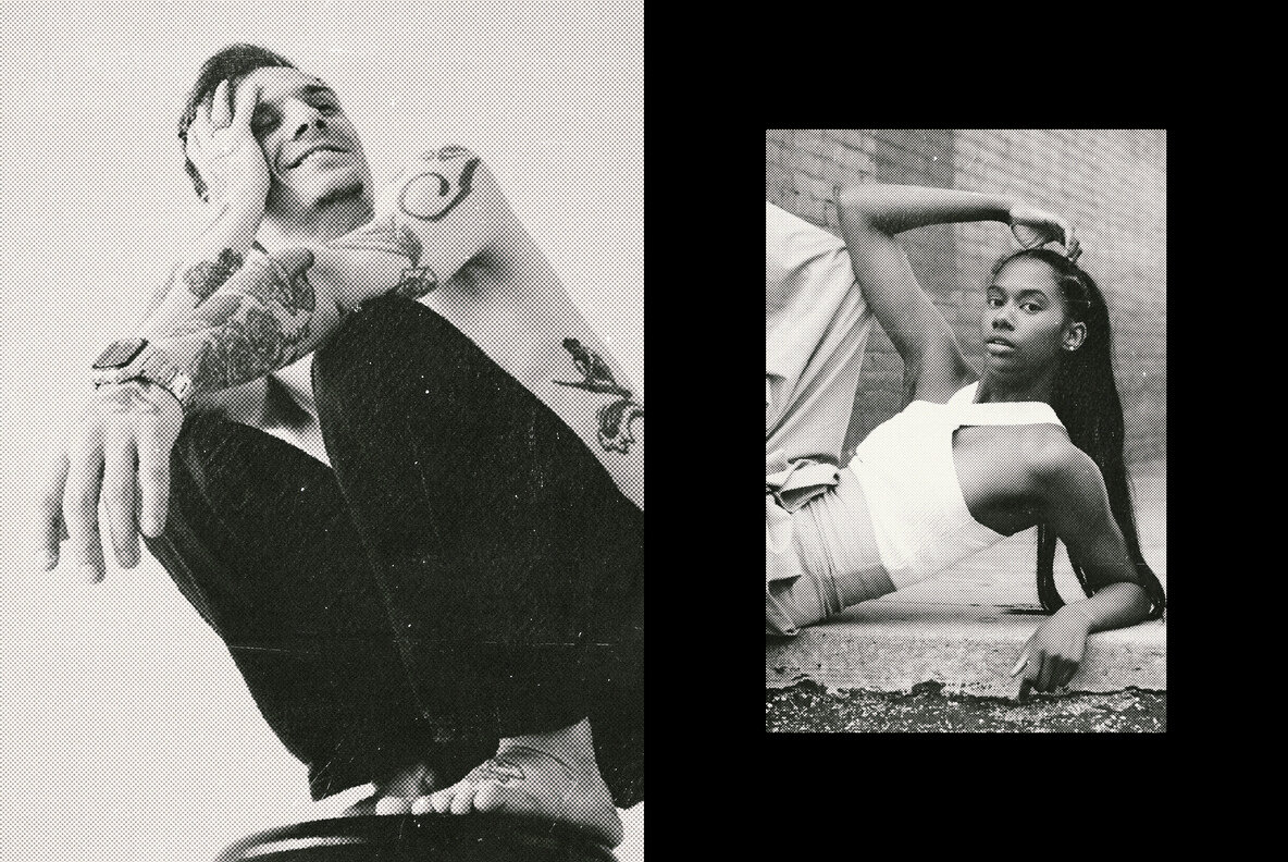 Retro Paper Photo Template 5