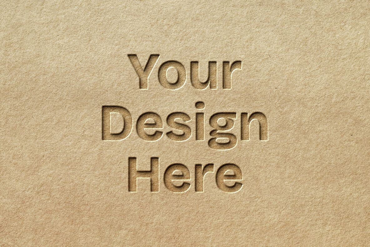 Craft Cut Out Paper Mockup 5