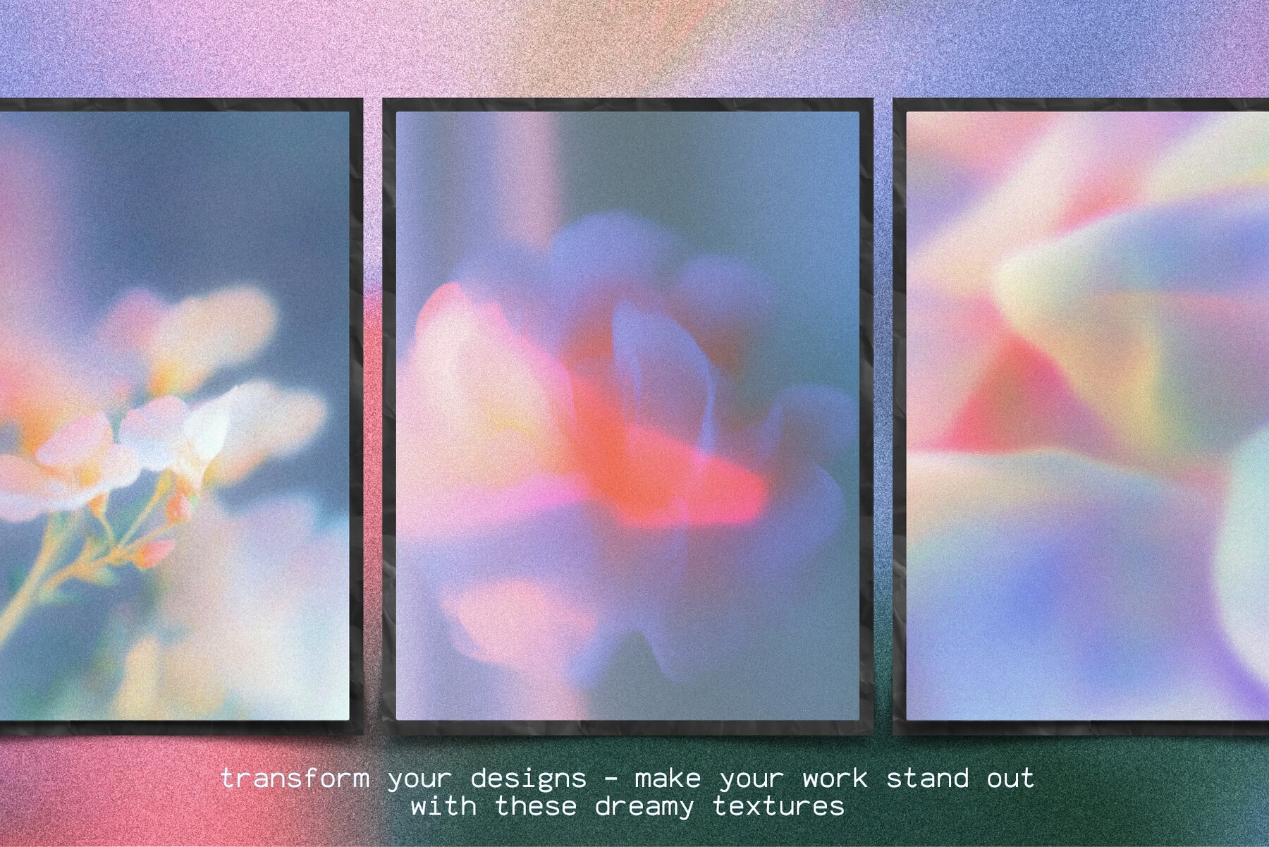 25 Noisy Textured Floral Backgrounds 2