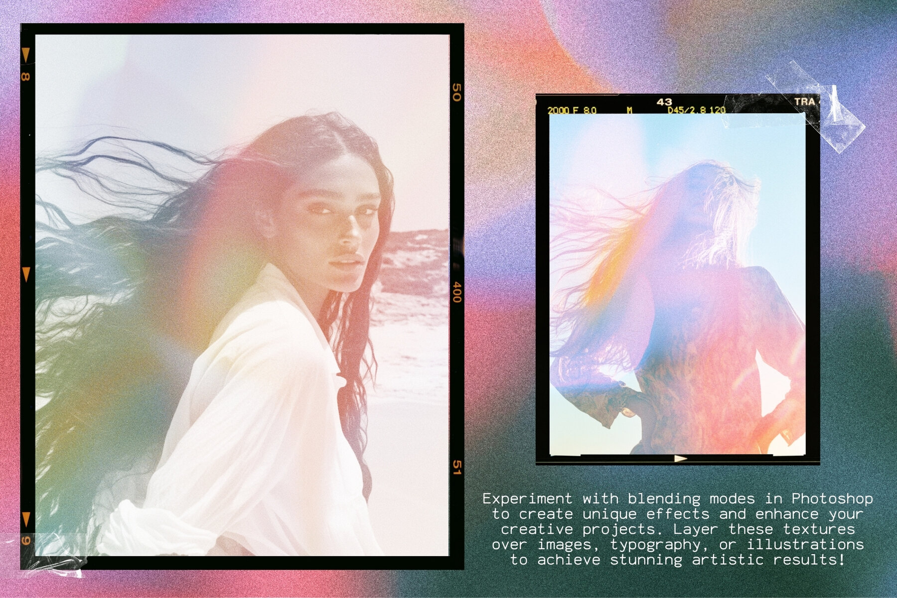 25 Noisy Textured Floral Backgrounds 5