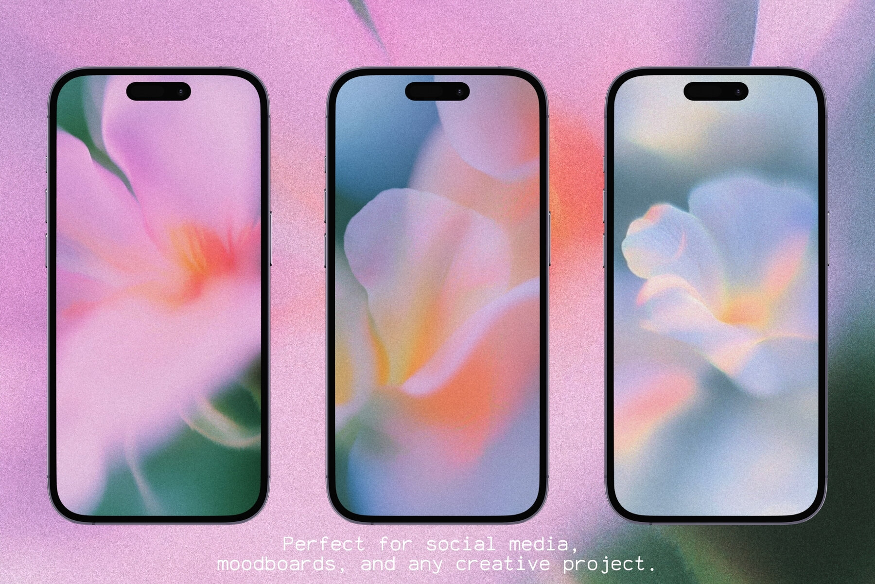 25 Noisy Textured Floral Backgrounds 8