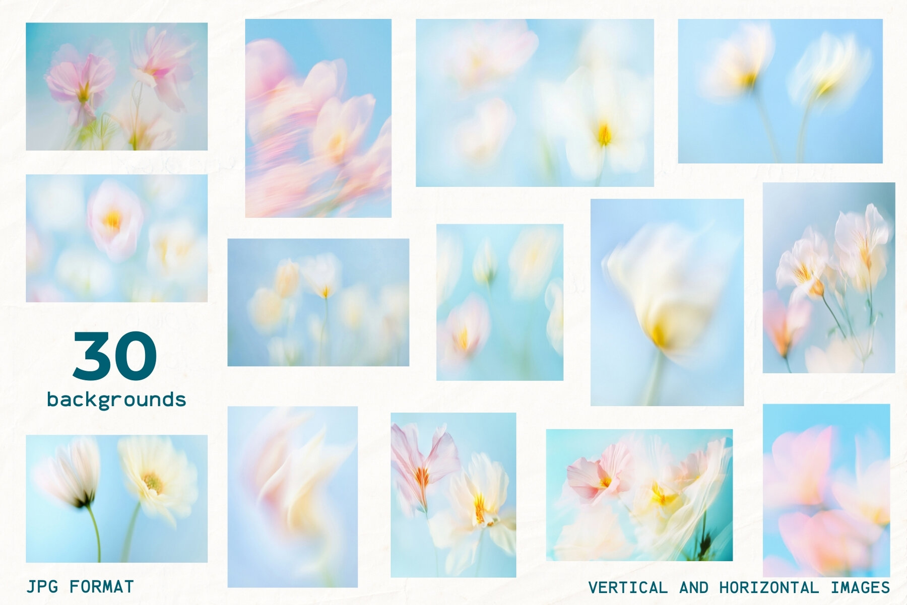 30 Soft Blurred Florals Backgrounds 10