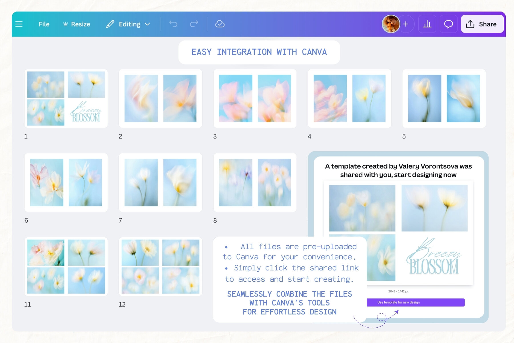 30 Soft Blurred Florals Backgrounds 12