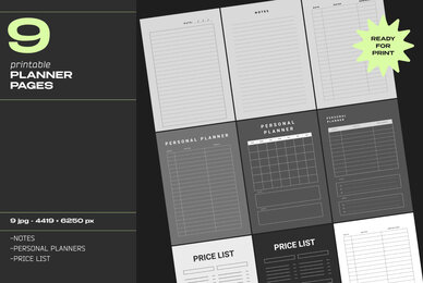 Printable Planner Pages