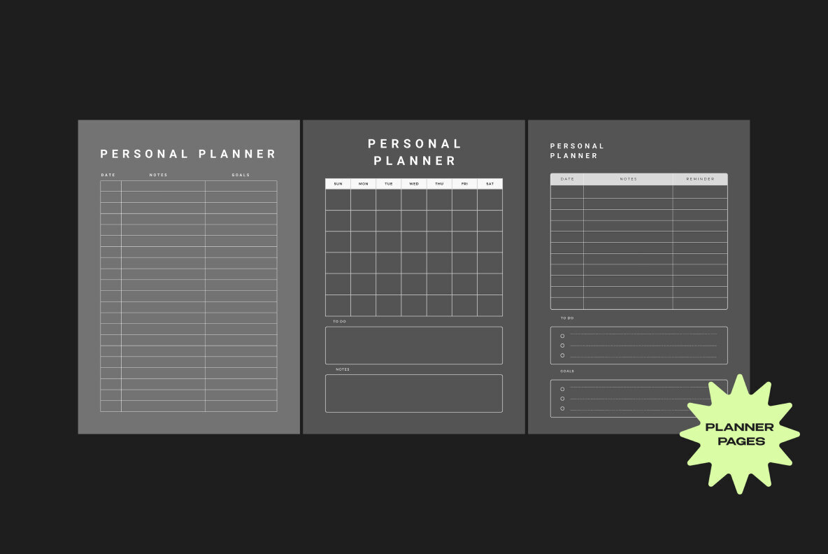Printable Planner Pages 3