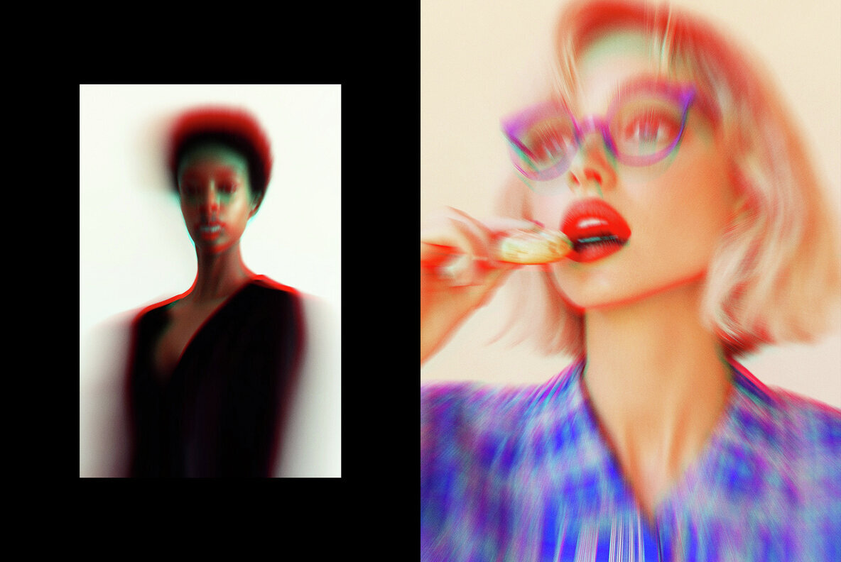 Broken Lens Motion Blur Photo Effect 3