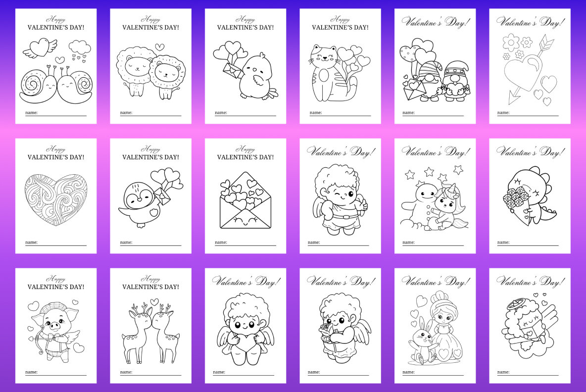 Valentines Day Coloring Book 5