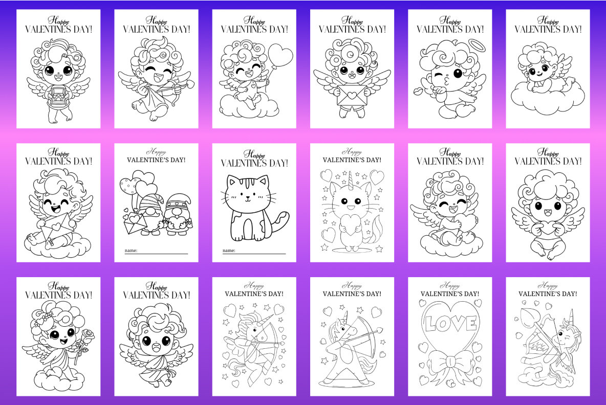 Valentines Day Coloring Book 7