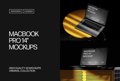 Macbook Pro 14 Mockups