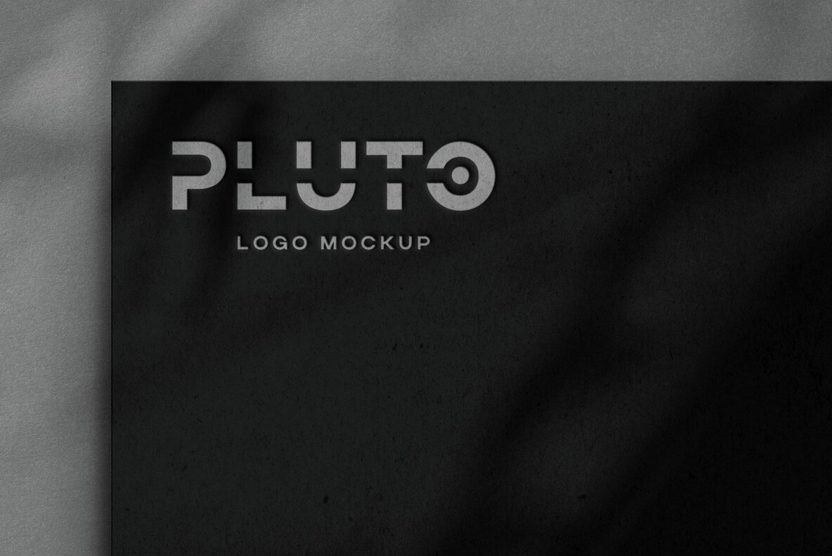 Embossed Paper Logo Mockups Pack 5