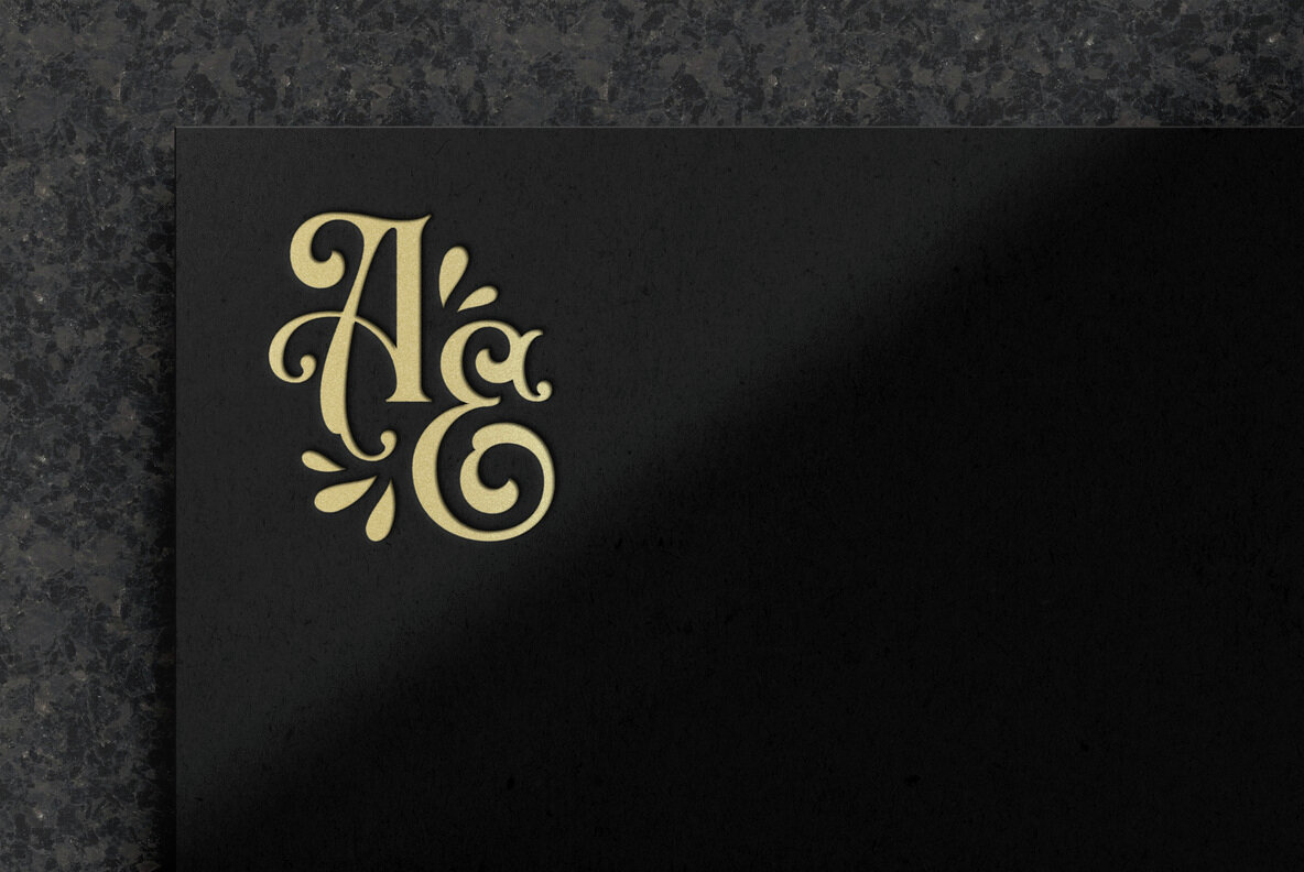Embossed Paper Logo Mockups Pack 7