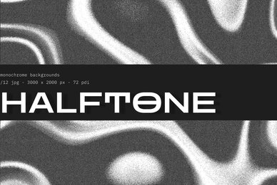 12 Halftone backgrounds
