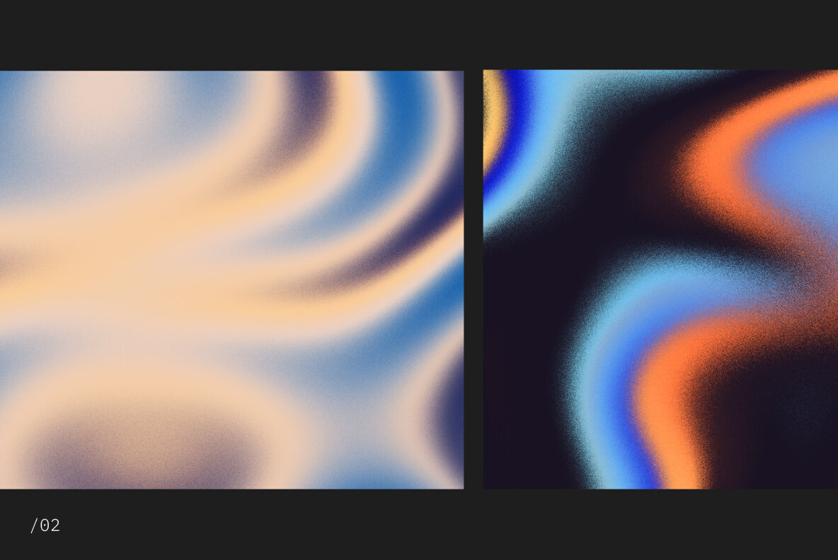 12 Gradient Grainy Backgrounds 2