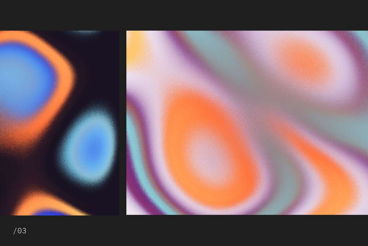 12 Gradient Grainy Backgrounds 3