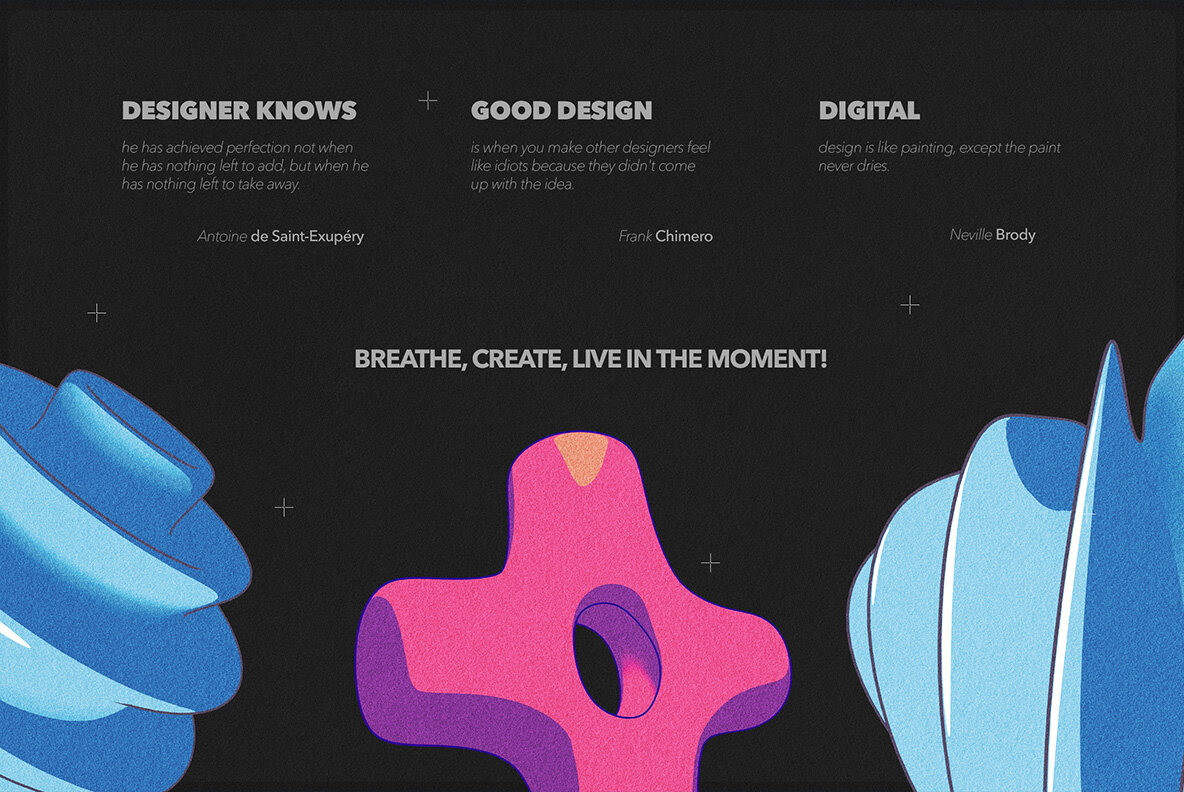 Toon Abstract 3D Shapes 10