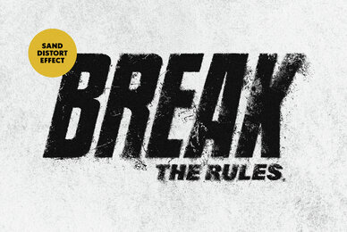 Broken Distortion Text and Logo Effect