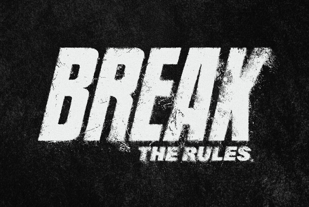 Broken Distortion Text and Logo Effect 2