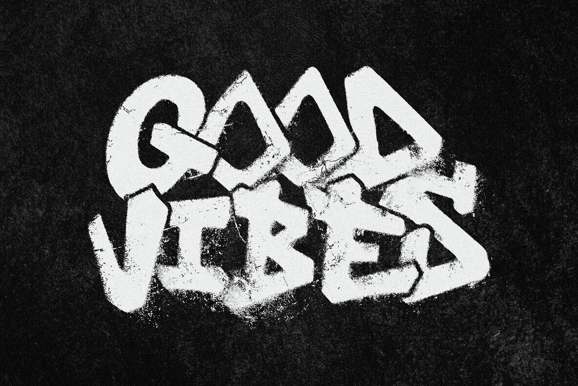 Broken Distortion Text and Logo Effect 4